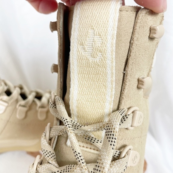 Jimmy Choo x Diamond Hike Barley Crosta Suede Hiking Boot Sneaker Tan Casual - Picture 11 of 12